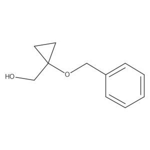 (1-(Benzyloxy)cyclopropyl)methanol Structure