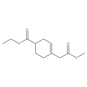Ethyl 4-(2-methoxy-2-oxoethyl)cyclohex-3-enecarboxylate Structure