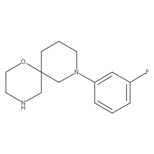 8-(3-Fluorophenyl)-1-oxa-4,8-diazaspiro[5.5]undecane Structure