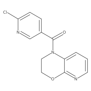 (6-Chloropyridin-3-yl)-(2,3-dihydropyrido[2,3-b][1,4]oxazin-1-yl)methanone结构式