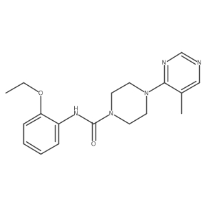 N-(2-ethoxyphenyl)-4-(5-methylpyrimidin-4-yl)piperazine-1-carboxamide Structure
