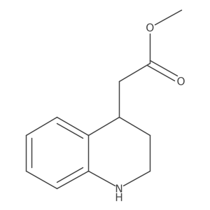 Methyl 2-(1,2,3,4-tetrahydroquinolin-4-YL)acetate Structure