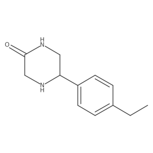 5-(4-Ethylphenyl)piperazin-2-one Structure