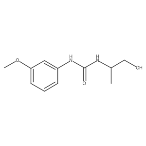 (S)-1-(1-Hydroxypropan-2-yl)-3-(3-methoxyphenyl)urea结构式