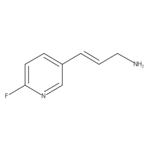 3-(6-Fluoropyridin-3-yl)prop-2-en-1-amine结构式