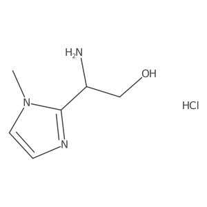 (R)-2-Amino-2-(1-methyl-1H-imidazol-2-YL)ethan-1-OL hcl Structure