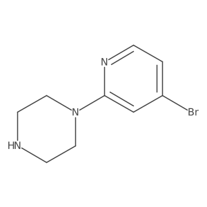 4-Bromo-2-[(piperazin-1-yl)pyridine-d11] Structure