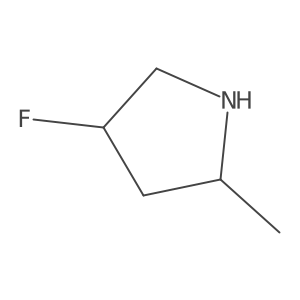 (2R,4S)-4-fluoro-2-methylpyrrolidine结构式