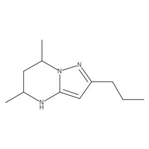 5,7-Dimethyl-2-propyl-4H,5H,6H,7H-pyrazolo[1,5-a]pyrimidine Structure