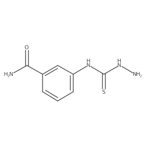 3-[(Hydrazinecarbothioyl)amino]benzamide结构式