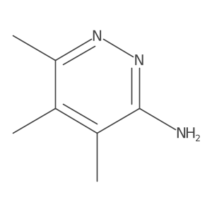 4,5,6-Trimethylpyridazin-3-amine Structure
