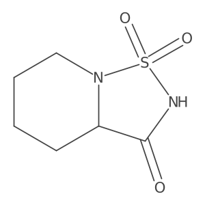 hexahydro-2H-1lambda6-[1,2,5]thiadiazolo[2,3-a]pyridine-1,1,3-trione结构式