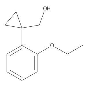 [1-(2-Ethoxyphenyl)cyclopropyl]methanol Structure