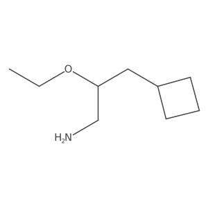 3-Cyclobutyl-2-ethoxypropan-1-amine Structure