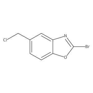 2-Bromo-5-(chloromethyl)benzo[d]oxazole Structure