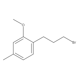 1-(3-Bromopropyl)-2-methoxy-4-methylbenzene结构式
