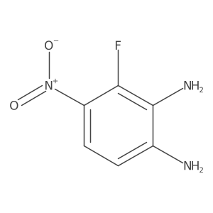 1,2-Diamino-3-fluoro-4-nitrobenzene结构式