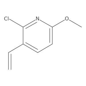 2-Chloro-6-methoxy-3-vinylpyridine Structure