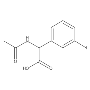 2-Acetamido-2-(3-iodophenyl)acetic acid Structure
