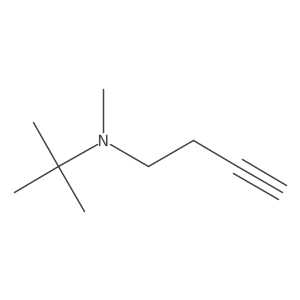 (But-3-yn-1-yl)(tert-butyl)methylamine结构式