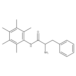 2-amino-N-(2,3,4,5,6-pentamethylphenyl)-3-phenyl-propanamide Structure