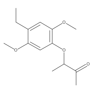 3-(4-Ethyl-2,5-dimethoxyphenoxy)-2-butanone Structure