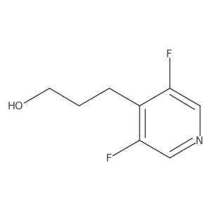 3-(3,5-Difluoropyridin-4-yl)propan-1-ol结构式