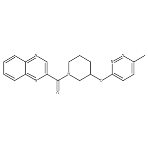 (3-((6-Methylpyridazin-3-yl)oxy)piperidin-1-yl)(quinoxalin-2-yl)methanone Structure