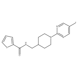 N-((1-(5-fluoropyrimidin-2-yl)piperidin-4-yl)methyl)thiophene-2-carboxamide Structure