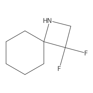 3,3-Difluoro-1-azaspiro[3.5]nonane Structure