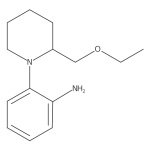 2-(2-(Ethoxymethyl)piperidin-1-yl)aniline结构式