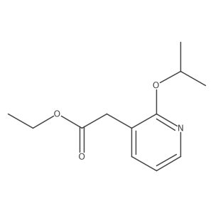 Ethyl2-(2-isopropoxypyridin-3-yl)acetate结构式