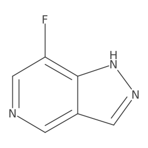 7-Fluoro-1H-pyrazolo[4,3-c]pyridine结构式