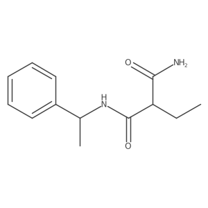 2-ethyl-N'-(1-phenylethyl)propanediamide结构式