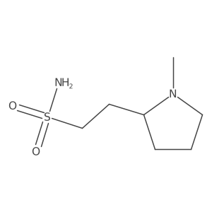 2-(1-Methylpyrrolidin-2-yl)ethane-1-sulfonamide Structure