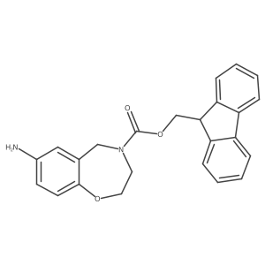 (9H-fluoren-9-yl)methyl 7-amino-2,3,4,5-tetrahydro-1,4-benzoxazepine-4-carboxylate Structure
