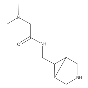 N-({3-azabicyclo[3.1.0]hexan-6-yl}methyl)-2-(dimethylamino)acetamide Structure