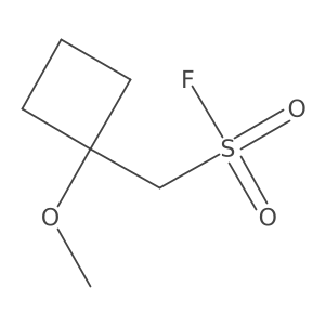 (1-Methoxycyclobutyl)methanesulfonyl fluoride结构式