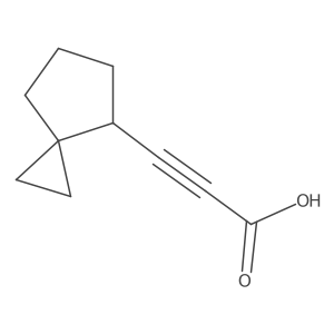 3-{Spiro[2.4]heptan-4-yl}prop-2-ynoic acid Structure