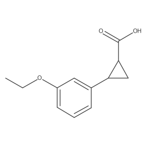 CCOc1cccc(C2CC2C(=O)O)c1结构式