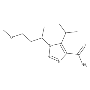1-(4-methoxybutan-2-yl)-5-(propan-2-yl)-1H-1,2,3-triazole-4-carboxamide Structure