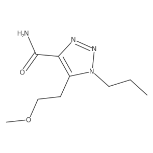 5-(2-methoxyethyl)-1-propyl-1H-1,2,3-triazole-4-carboxamide Structure