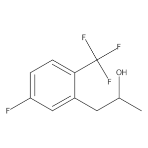 (2S)-1-[5-fluoro-2-(trifluoromethyl)phenyl]propan-2-ol结构式