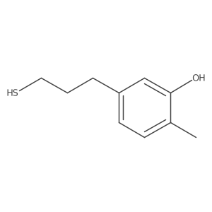 2-Methyl-5-(3-sulfanylpropyl)phenol Structure
