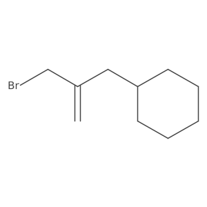 [2-(Bromomethyl)prop-2-en-1-yl]cyclohexane结构式