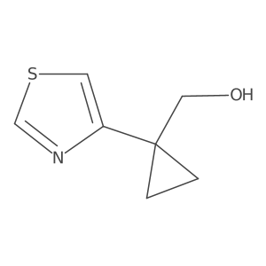 [1-(1,3-Thiazol-4-yl)cyclopropyl]methanol Structure