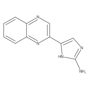 5-(quinoxalin-2-yl)-1H-imidazol-2-amine Structure