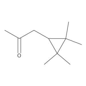 1-(2,2,3,3-Tetramethylcyclopropyl)propan-2-one Structure