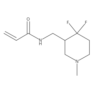 N-[(4,4-difluoro-1-methylpiperidin-3-yl)methyl]prop-2-enamide Structure