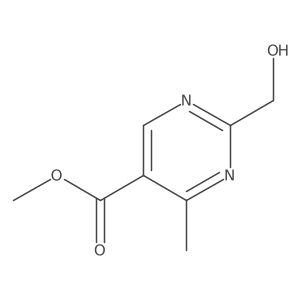 Methyl 2-(hydroxymethyl)-4-methylpyrimidine-5-carboxylate Structure